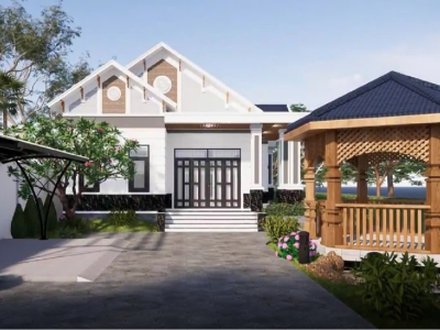 THIẾT KẾ BIỆT THỰ SÂN VƯỜN