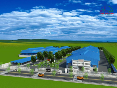 THIẾT KẾ NHÀ KHO THÉP TIẾN LÊN